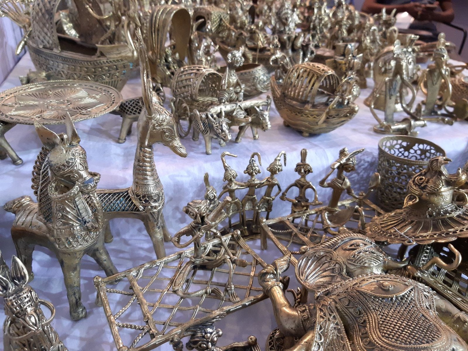 Bastar tribal dhokra metallic art crafts